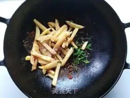 Make Weird fries step 5