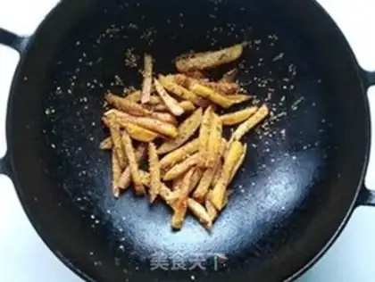 Make Weird fries step 6