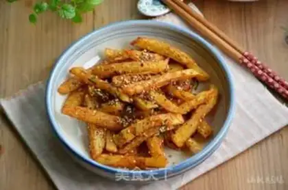 Make Weird fries step 7