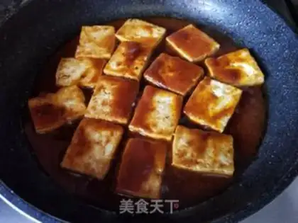Make Soy tofu step 4