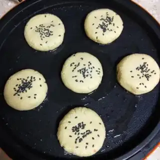 Make Corn bean pancakes step 9