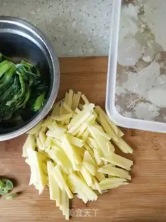Make Potato fan broth step 0