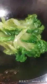 Make Hot lettuce step 2