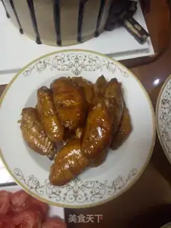 Make Honey-cooked chicken wings step 7