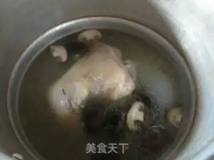 Make Frozen mushroom chicken leg soup step 8