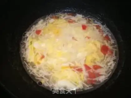 Make Gincreas and omelet soup step 7