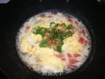 Make Gincreas and omelet soup step 8