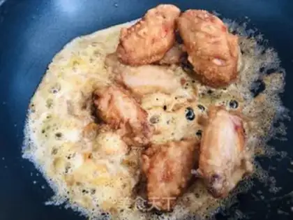 Make Salted egg yellow wings step 10