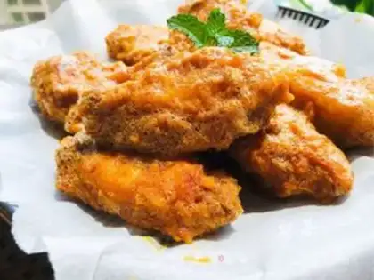 Make Salted egg yellow wings step 11