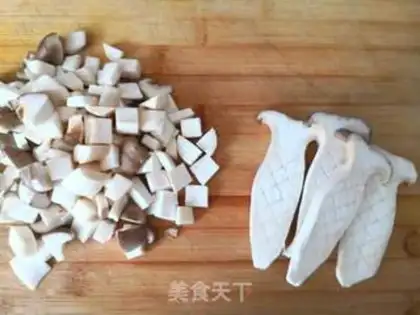 Make Pumpkin fried rice step 1