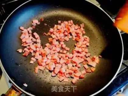 Make Pumpkin fried rice step 4