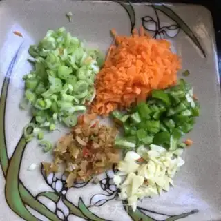 Make Shrimp rice step 1