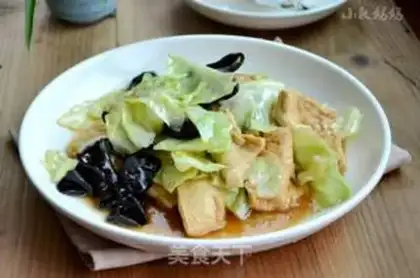 Make Tofu with cabbage step 7