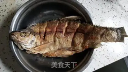 Make Red-burned mackerel step 1