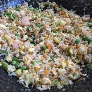 Make Shrimp rice step 6