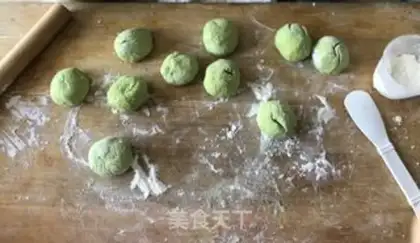 Make Noodle sesame pancakes step 1