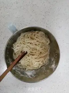 Make Noodle sesame pancakes step 3