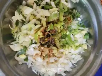 Make Onion pancakes step 4
