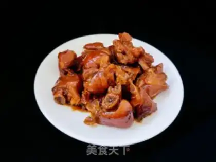 Make Red burning pig hoof step 11