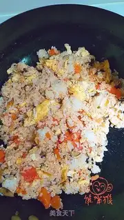 Make Tomato egg rice step 12