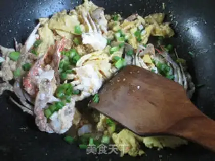 Make Eggs and crabs step 13
