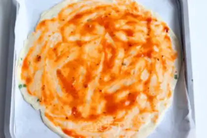 Make Hand-held pizza step 1