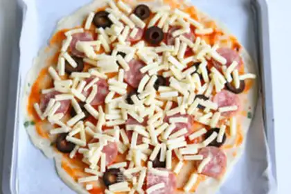 Make Hand-held pizza step 4