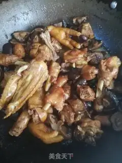 Make Chicken stew mushrooms step 6