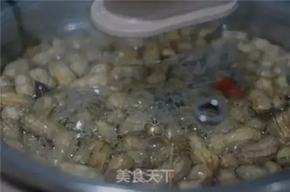 Make Garlic peanuts step 4