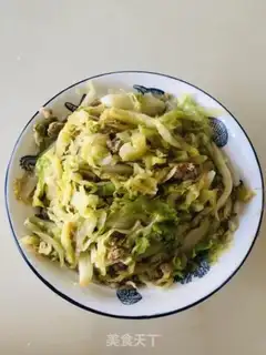 Make Pork fan cabbage step 7