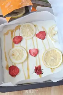 Make Fruit-cream yogurt brick step 3