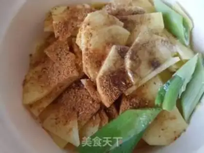 Make Barbecue potato chips step 1