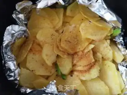 Make Barbecue potato chips step 3