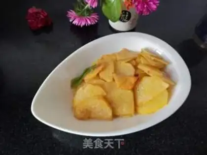 Make Barbecue potato chips step 5