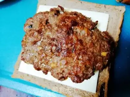 Make Beef pie sandwich step 9
