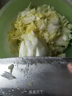 Make Big cabbage tofu step 1