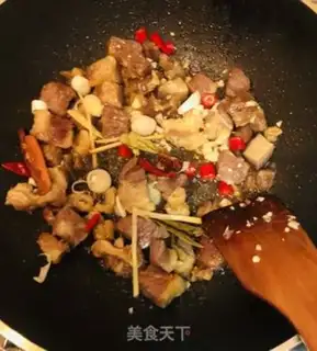 Make Cream beef carrots step 6