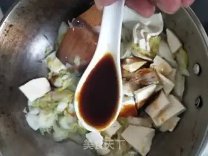 Make Big cabbage tofu step 6