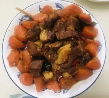 Make Cream beef carrots step 12