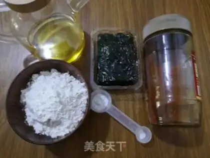 Make Seaweed honey cookies step 0