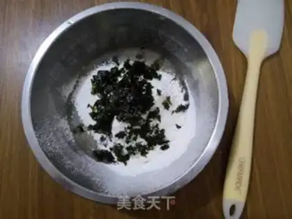 Make Seaweed honey cookies step 4
