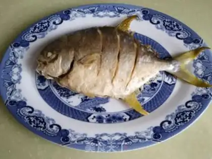 Make Red-burned goldfish step 5
