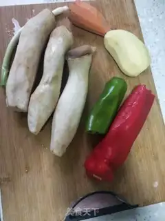 Make Almond mushrooms burning potatoes step 0