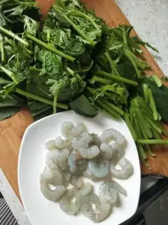 Make Shrimp in green step 0