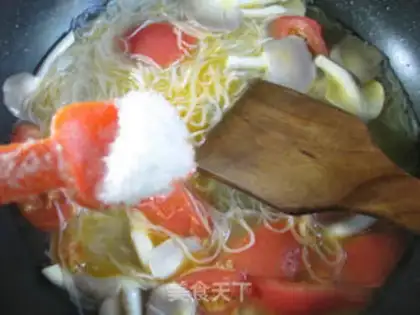 Make Soo-jeong-goo rice noodles step 5