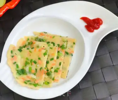 Make Homemade egg pancakes step 6