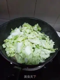 Make Cherry shrimp and cabbage step 2