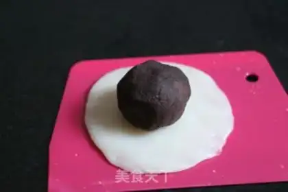 Make Red bean sapphire mooncake step 4