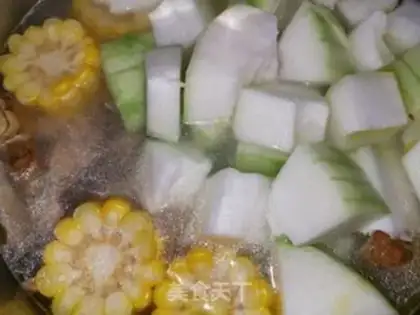Make Pumpkin corn chicken soup step 5