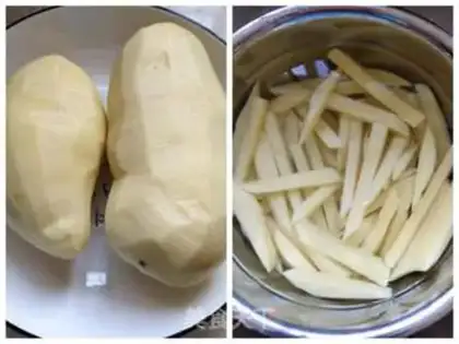 Make French fries step 0